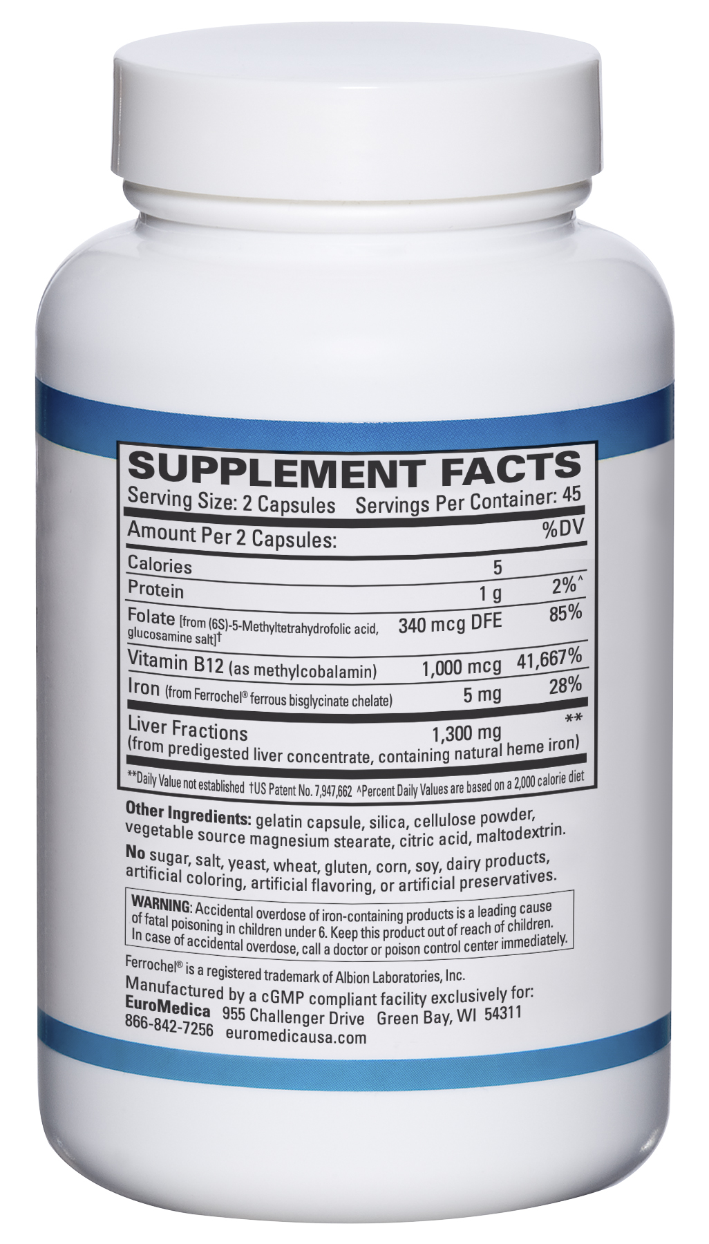 Heme Iron Complex side bottle image