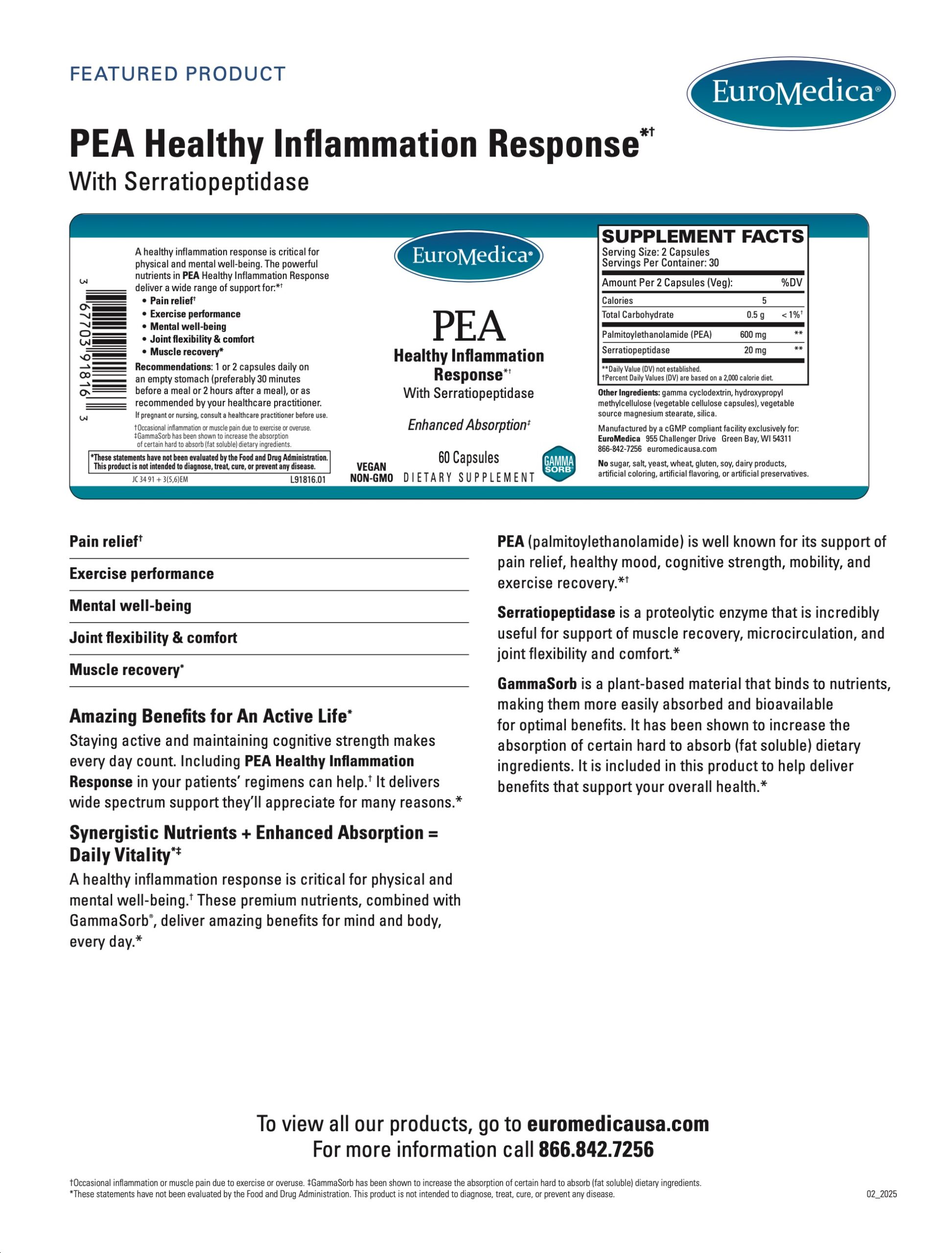 PEA Sell Sheet