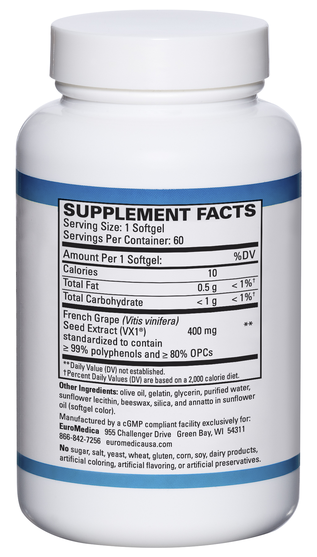 Clinical OPC bottle side