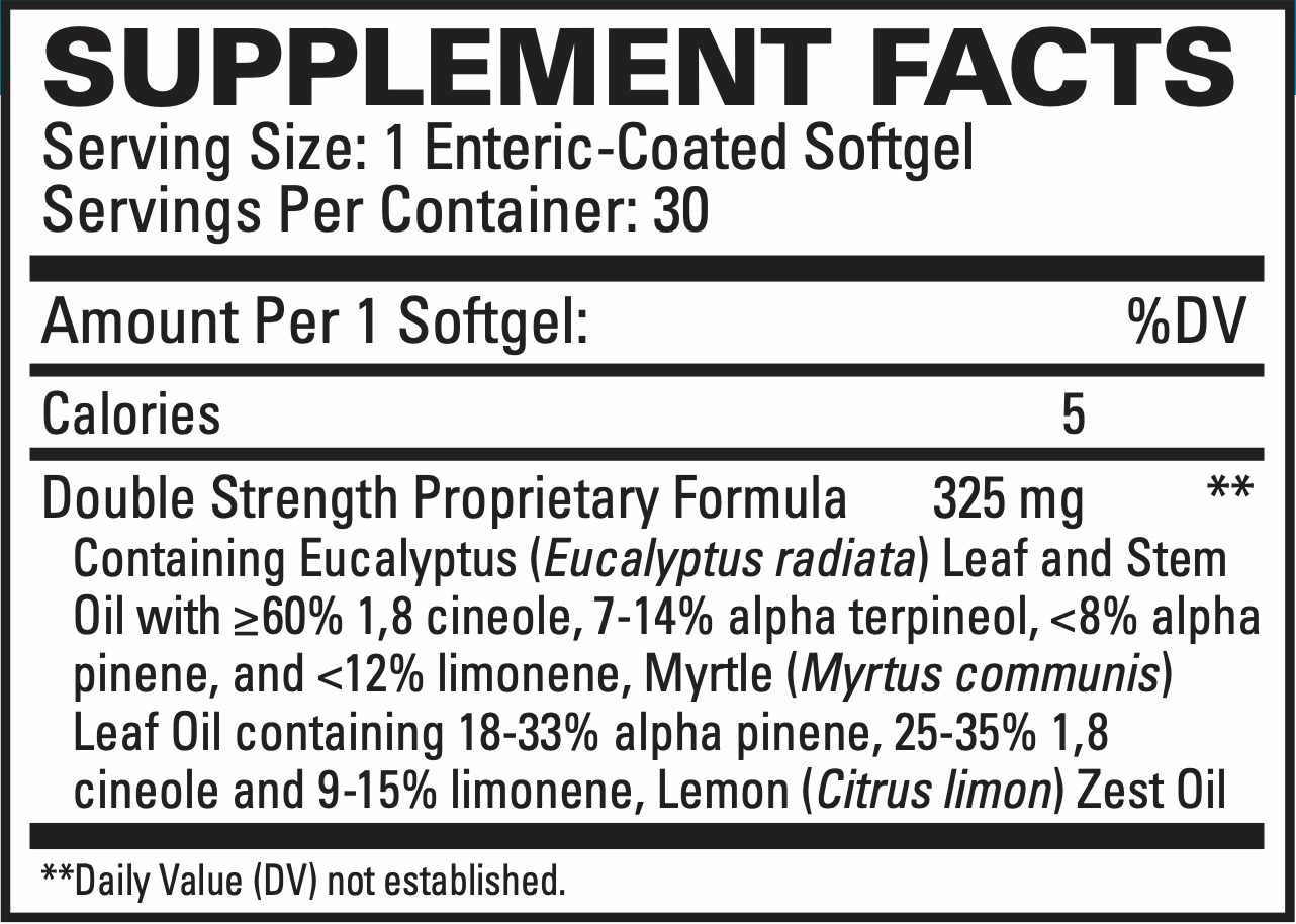 Sinutol Extra Strength supplement facts